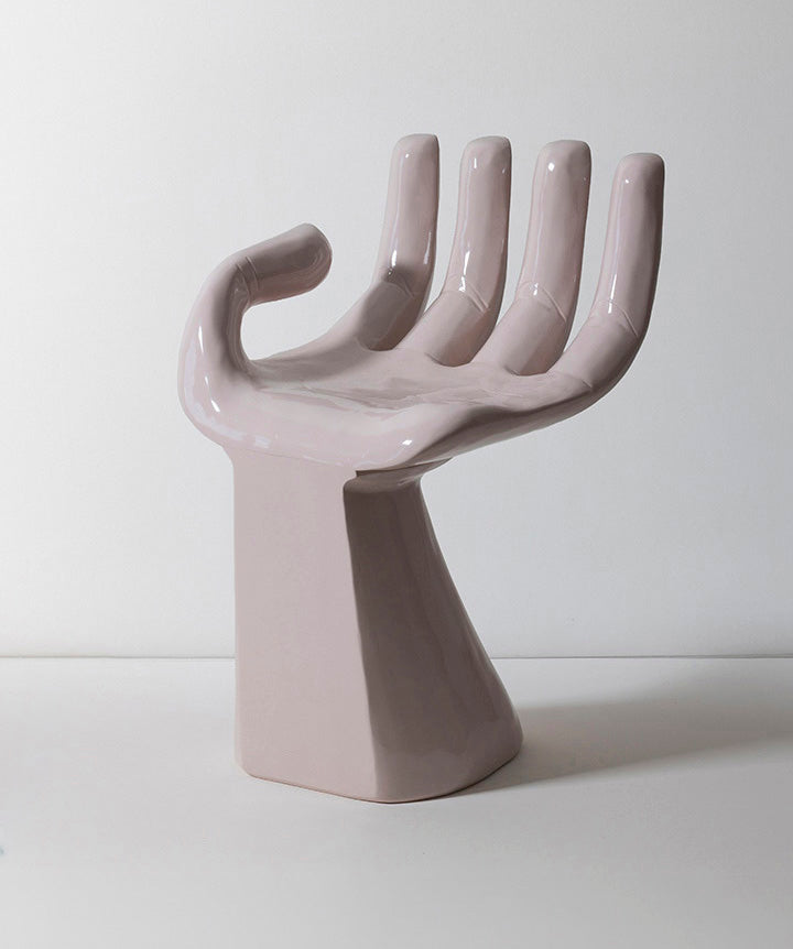 Sitting Still | Solid teak wood hand lacquered in a bespoke color by Fine Paints of Europe. 